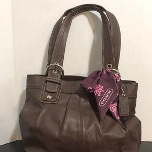 Brown Coach Tote, Like new